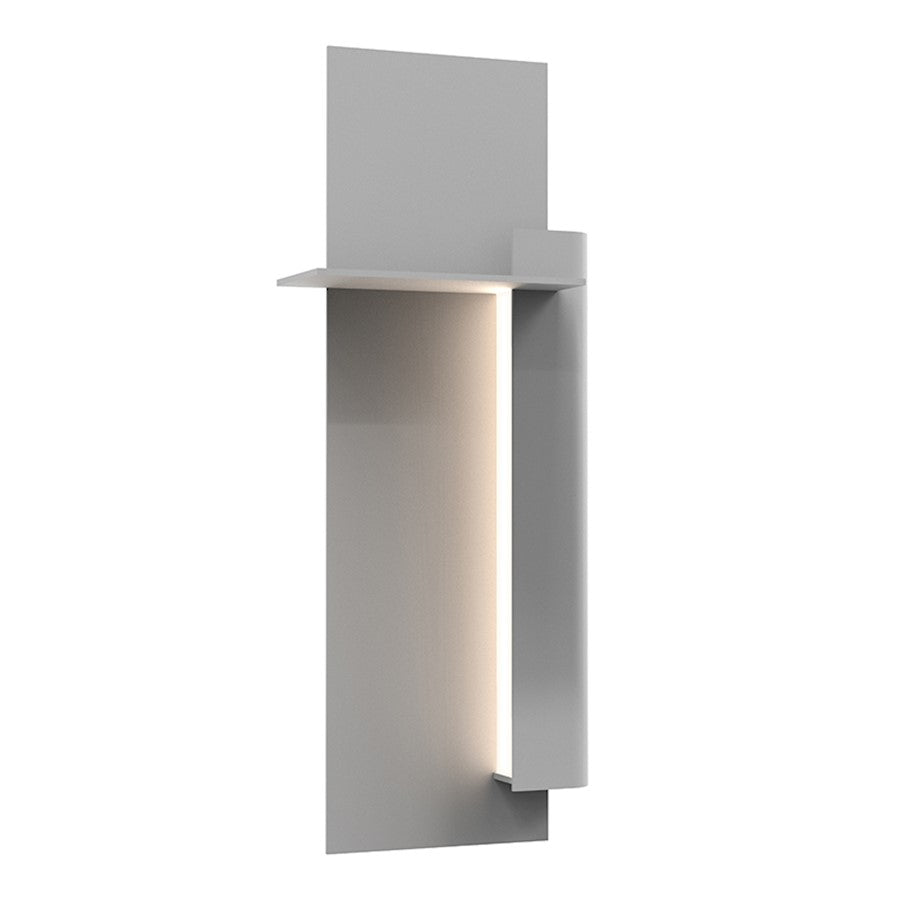 Sonneman Backgate 20" Right 1 Light LED Sconce, Textured Gray - 7434-74-WL