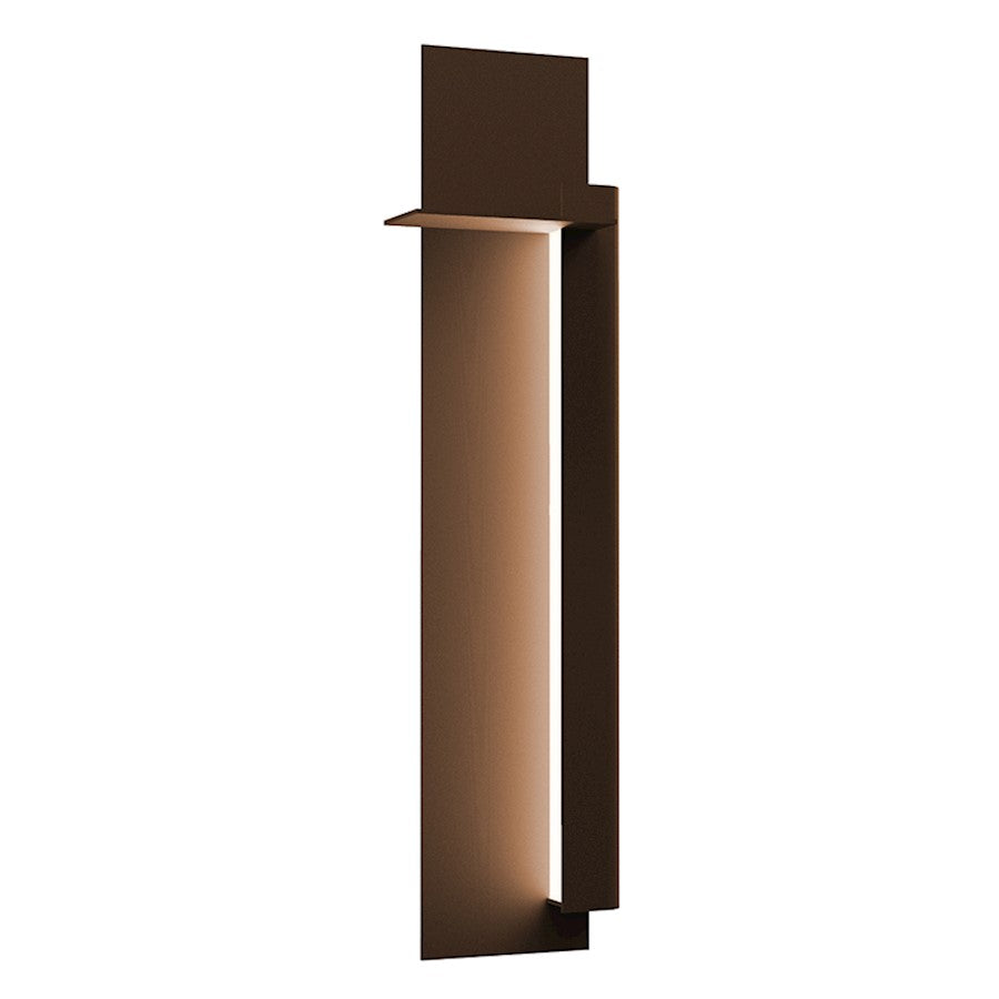 Sonneman Backgate 30" Right 1 Light LED Sconce, Textured Bronze - 7435-72-WL