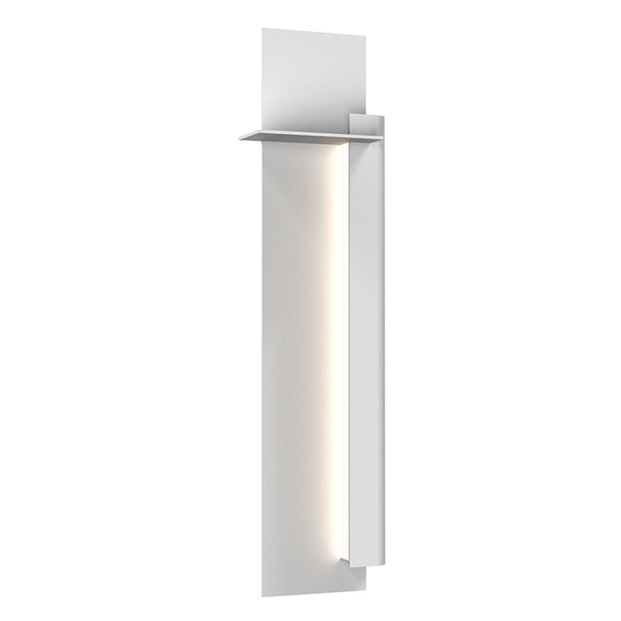 Sonneman Backgate 30" Right 1 Light LED Sconce, Textured White - 7435-98-WL