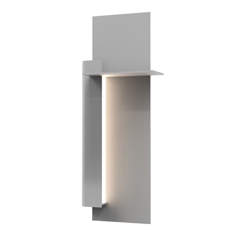 Sonneman Backgate 20" Left 1 Light LED Sconce, Textured Gray - 7436-74-WL