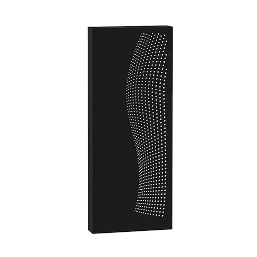 Sonneman Dotwave Rectangle LED Sconce, Textured Black - 7458-97-WL
