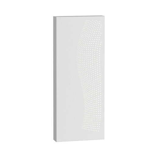 Sonneman Dotwave Rectangle LED Sconce, Textured White - 7458-98-WL