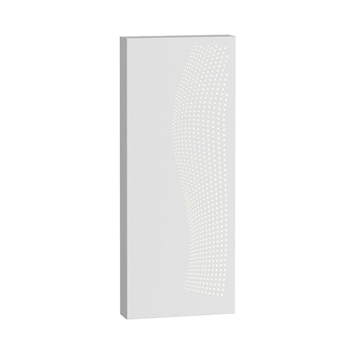 Sonneman Dotwave Rectangle LED Sconce, Textured White - 7458-98-WL