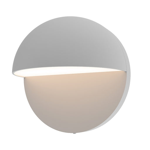 Sonneman Mezza Cupola 5" LED Sconce, Textured Gray - 7470-74-WL