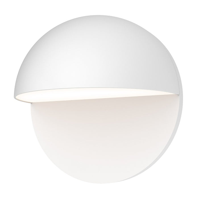 Sonneman Mezza Cupola 8" LED Sconce, Textured White - 7472-98-WL