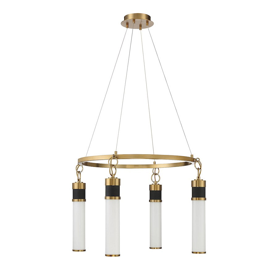 Abel LED Chandelier, Black