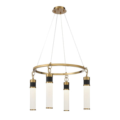 Abel LED Chandelier, Black