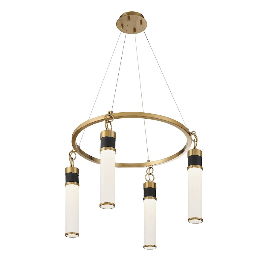 Abel LED Chandelier, Black