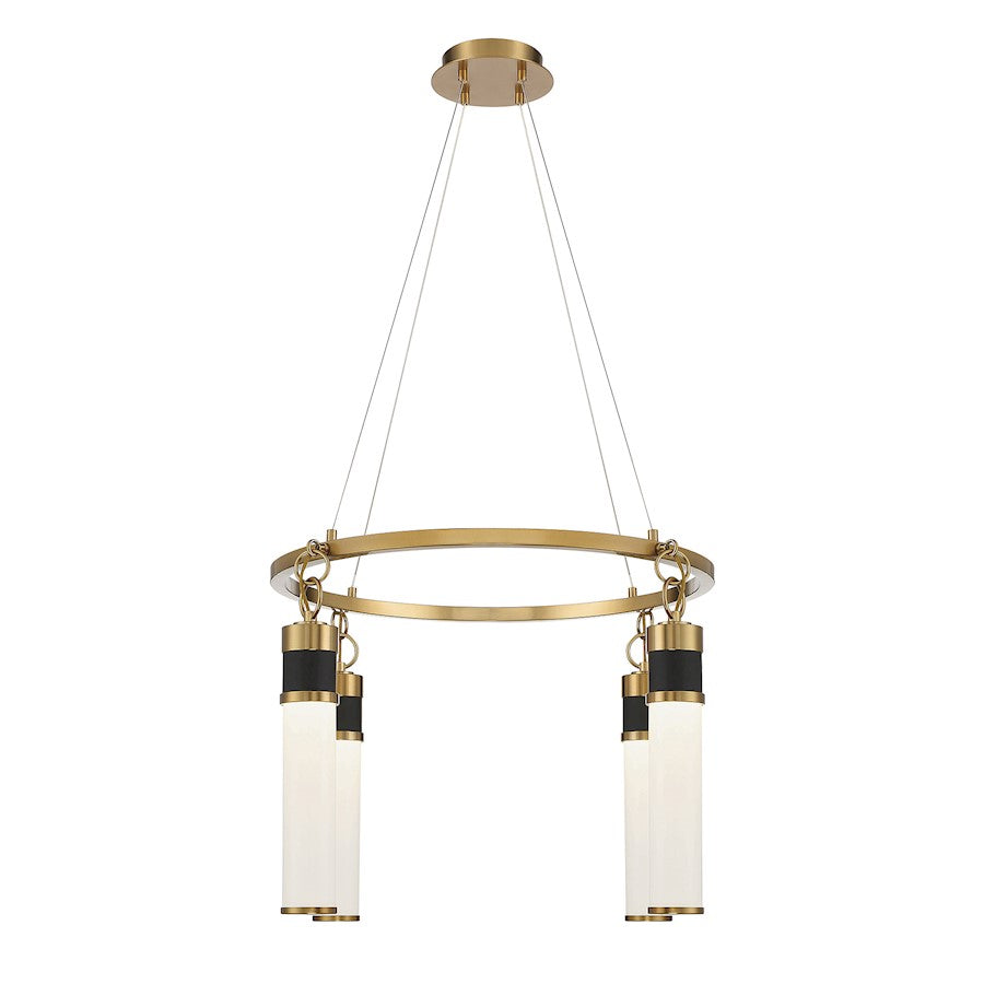 Abel LED Chandelier, Black