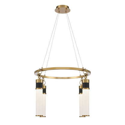 Abel LED Chandelier, Black