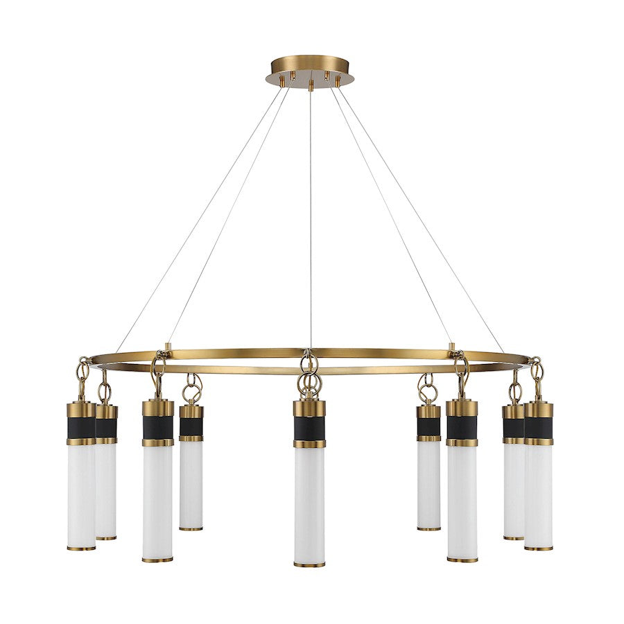 Abel LED Chandelier, Black