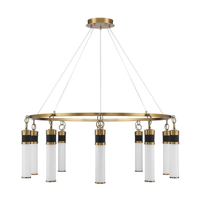 Abel LED Chandelier, Black