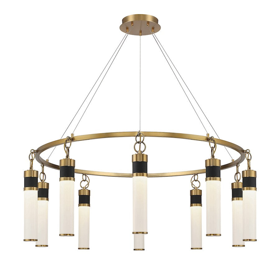 Abel LED Chandelier, Black