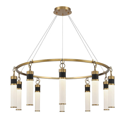 Abel LED Chandelier, Black