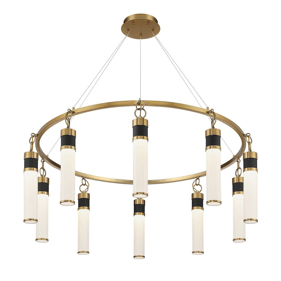 Abel LED Chandelier, Black