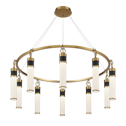 Abel LED Chandelier, Black