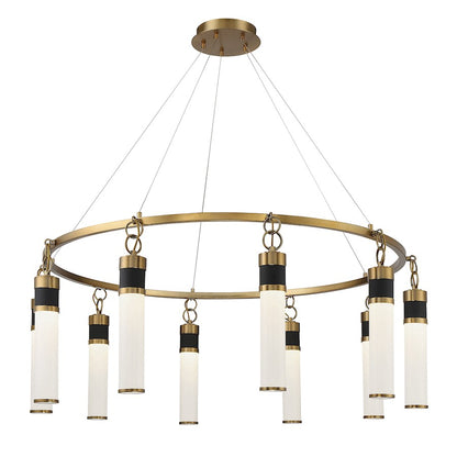 Abel LED Chandelier, Black