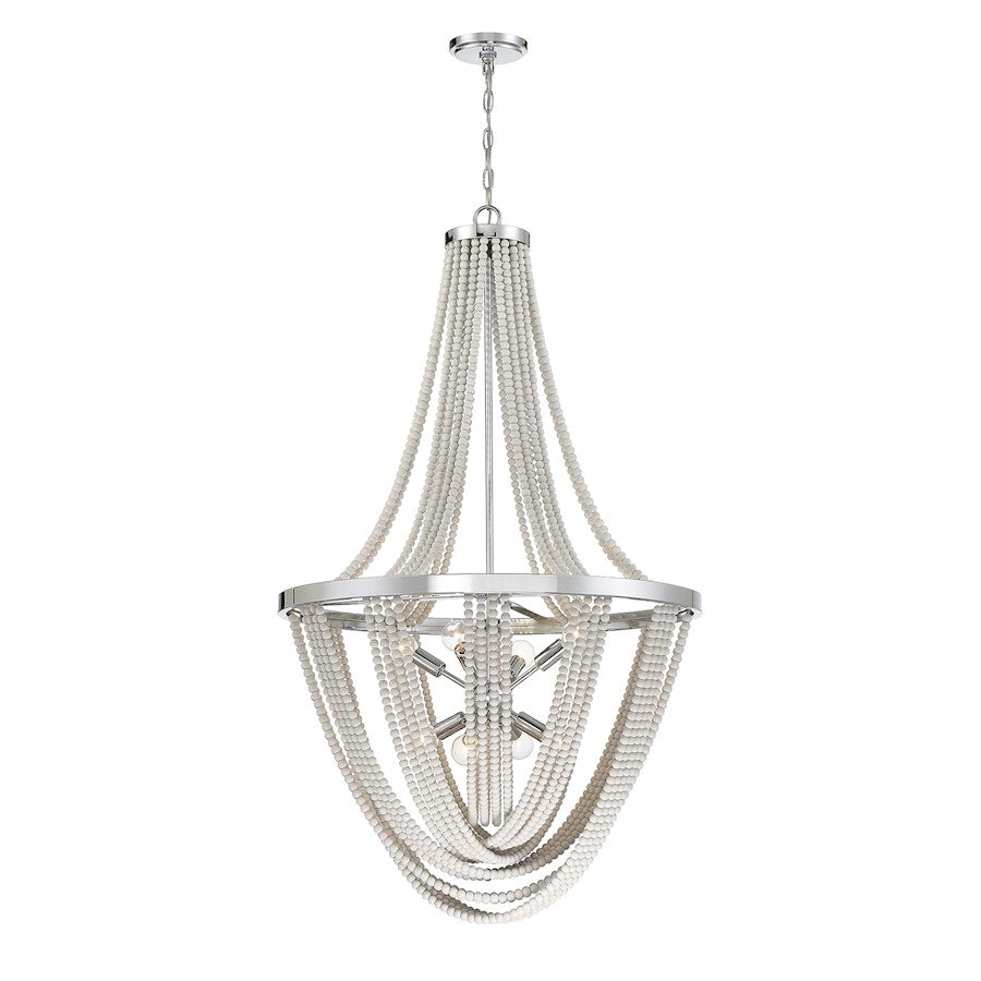 Contessa  Chandelier, Chrome