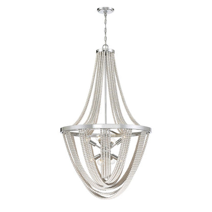 Contessa  Chandelier, Chrome