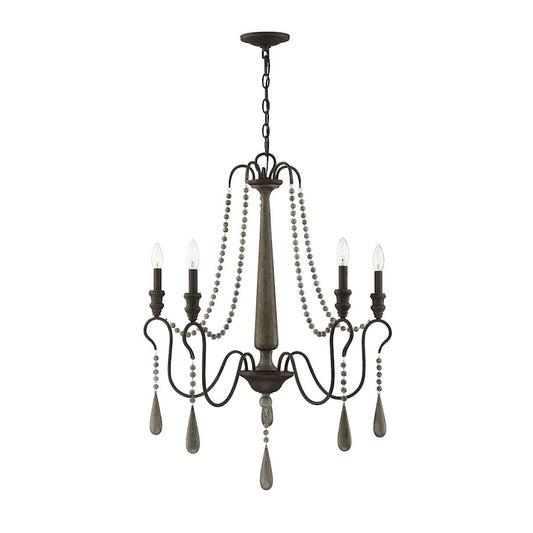 Kenwood Chandelier, Weathered Ash