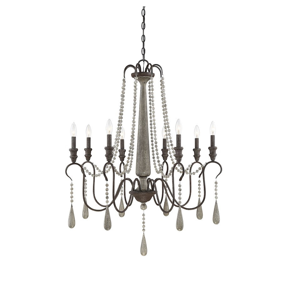 Kenwood Chandelier, Weathered Ash