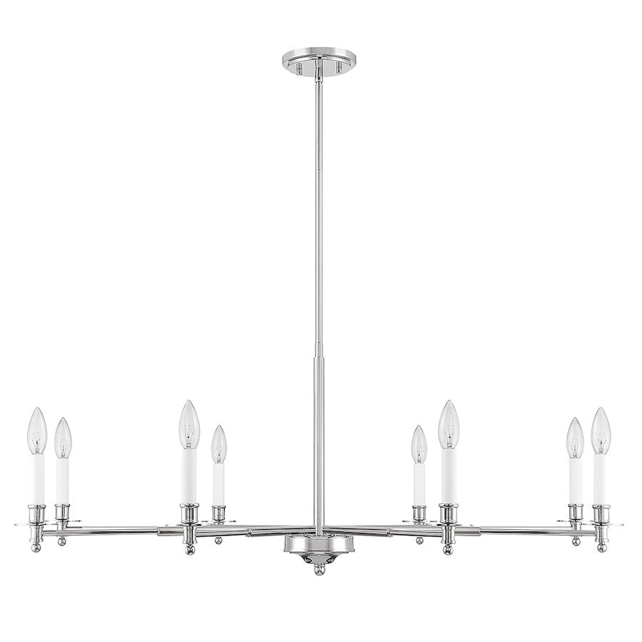 5-Light Chandelier, Matte Black