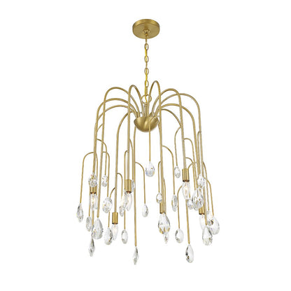 Anho Light Chandelier, Noble Brass