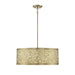 Savoy House New Haven 4 Light Pendant, New Burnished Brass - 1-7500-4-171