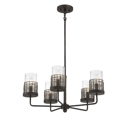 Granada 5-Light Chandelier, Gunsmoke