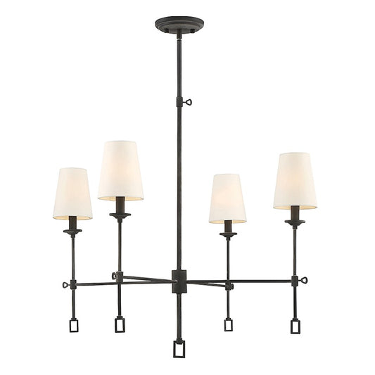 Lorainne Chandelier Oxidized Black