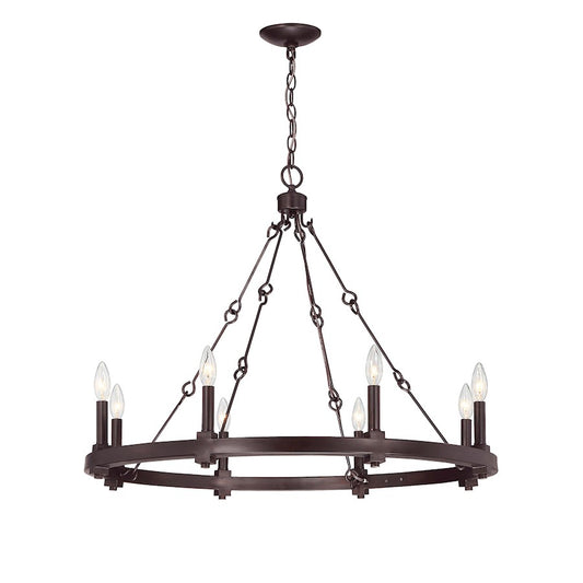 Adria Chandelier English Bronze