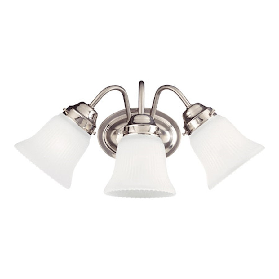 Savoy House Brighton 3 Light Bath Bar, Satin Nickel - 3283-SN