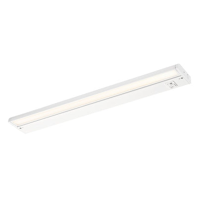 Savoy Essentials 1 Light 24" LED Undercabinet Light, White - 4-UC-5CCT-24-WH