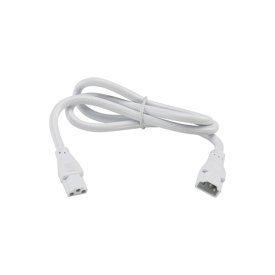 Savoy Essentials 24" Undercabinet Jumper Cable, White - 4-UC-JUMP-24-WH