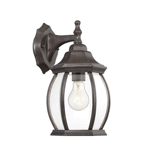 Savoy House Exterior Collections Outdoor Wall Lantern, BZ/Clear - 5-1090N-72