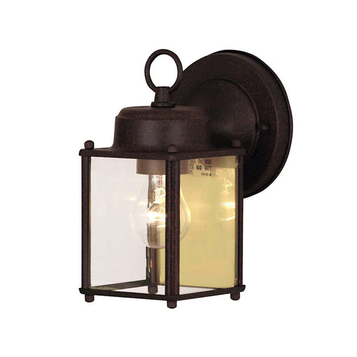 Savoy House Exterior Collections 1 Light 5" Wall Mount Lantern, Rust - 5-1161-RP