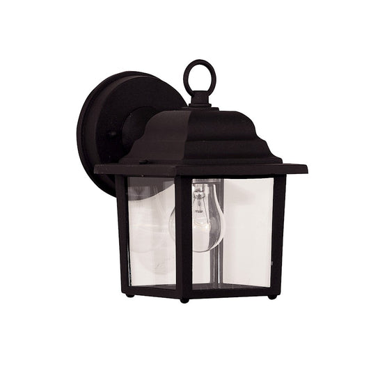 Savoy House Exterior Collection 1 Light 5" Wall Lantern, Black - 5-3045-BK