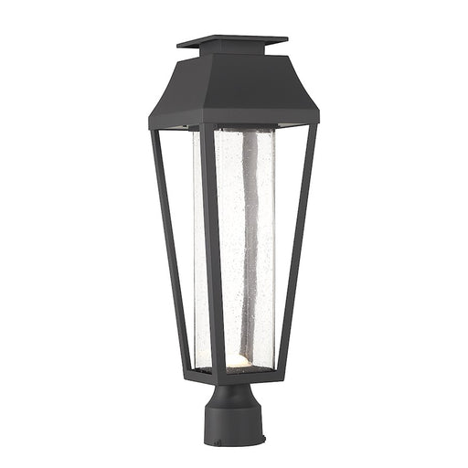 Savoy House Brookline LED Outdoor Post Lantern, Matte Black/Clear - 5-356-BK