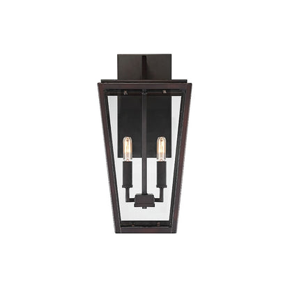 2 Light Wall Lantern, English Bronze
