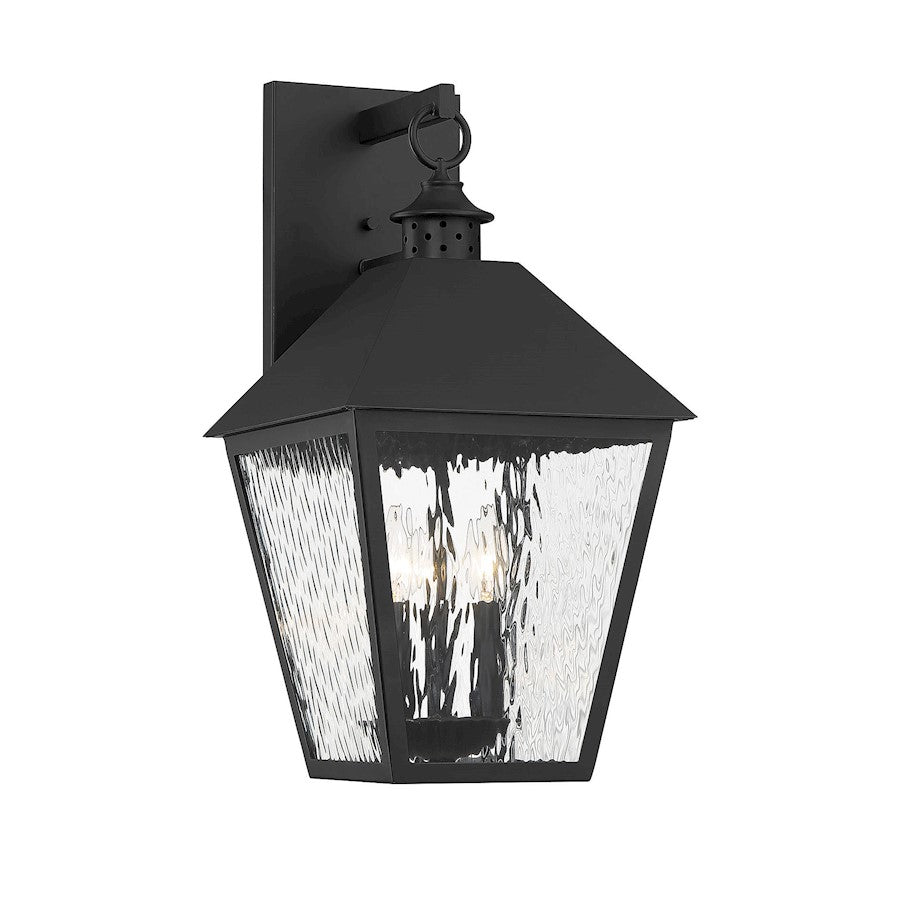 Savoy House Harrison 3 Light Outdoor Sconce, Matte Black - 5-792-BK