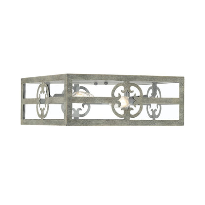 Savoy House Dalton 2 Light Flush Mount, Misty Sky