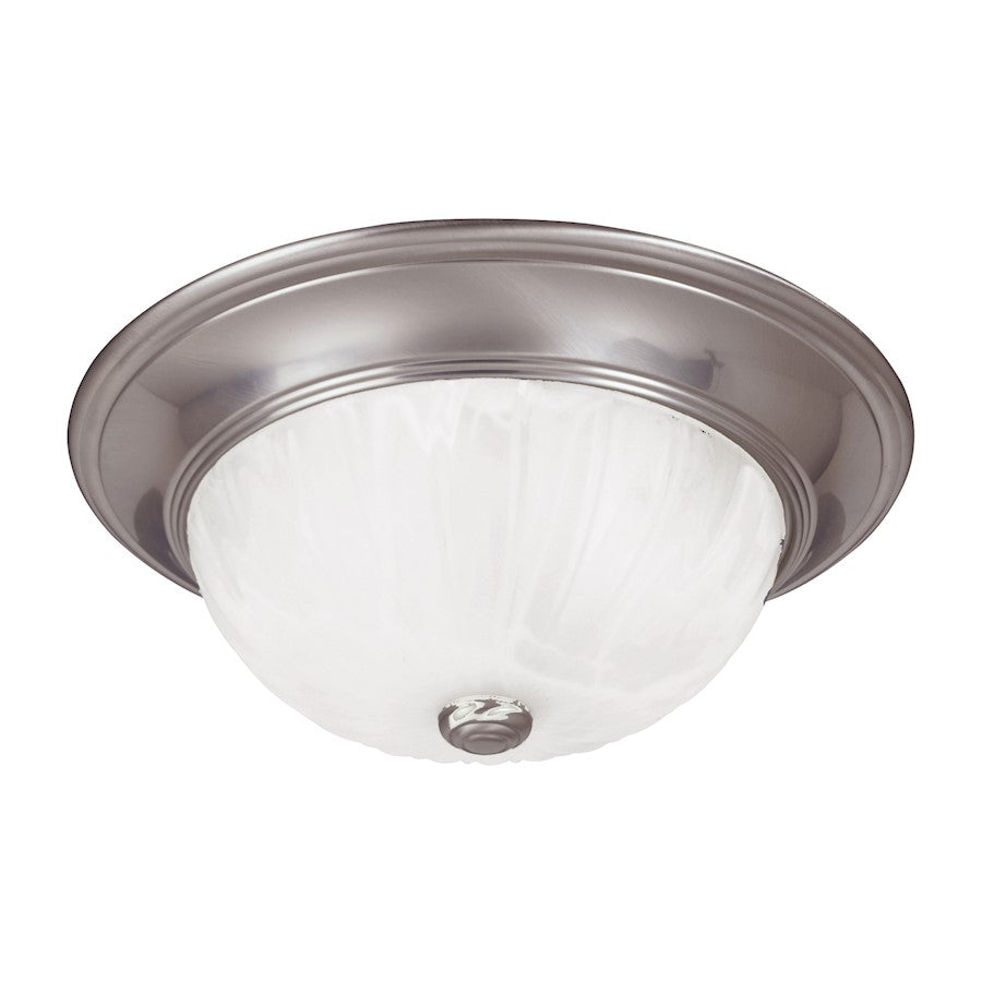 Savoy House 2 Light 11" Flush Mount, Satin Nickel - 6-11264-11-SN