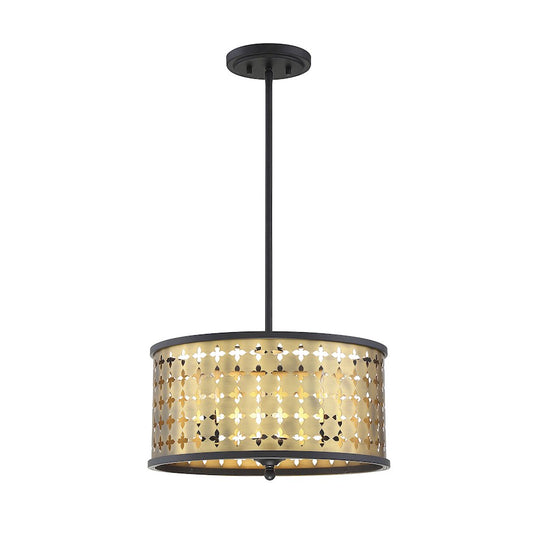 Savoy House Pelham 3 Light Convertible Semi Flush Mount, Castillo