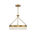 Savoy House Landon LED 1 Light 27" Pendant, Brass/Natural - 7-1620-43-322