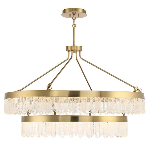Savoy House Landon 2-Light LED Pendant, Warm Brass - 7-1622-117-322