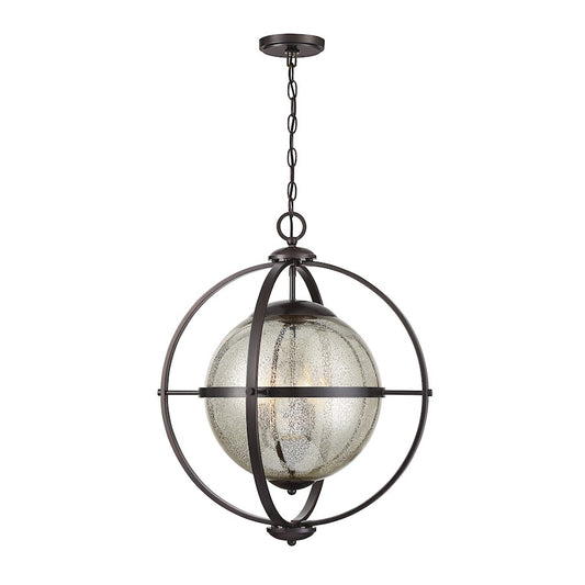 Savoy House Pearl 3 Light Pendant, Bronze/Dark Mercury - 7-1872-3-28