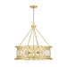 Savoy House Daintree 8 Light Pendant, True Gold - 7-1947-8-260