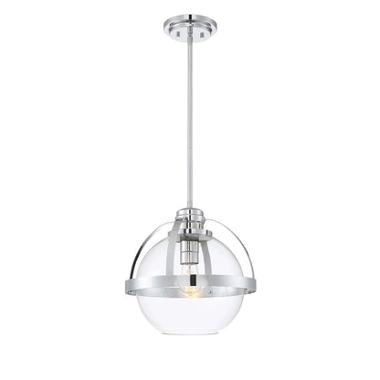 Savoy House Pendleton 1 Light Pendant, Polished Chrome - 7-7201-1-11