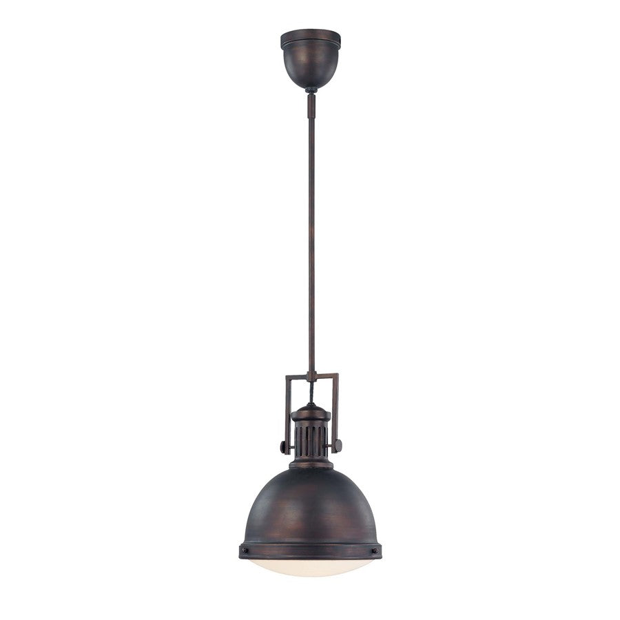 1 Light Pendant, Polished Nickel