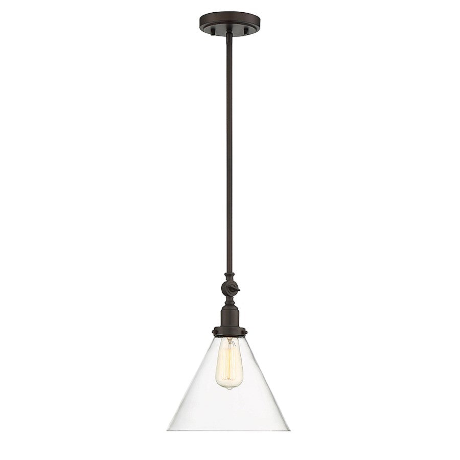 1 Light Pendant, Polished Nickel